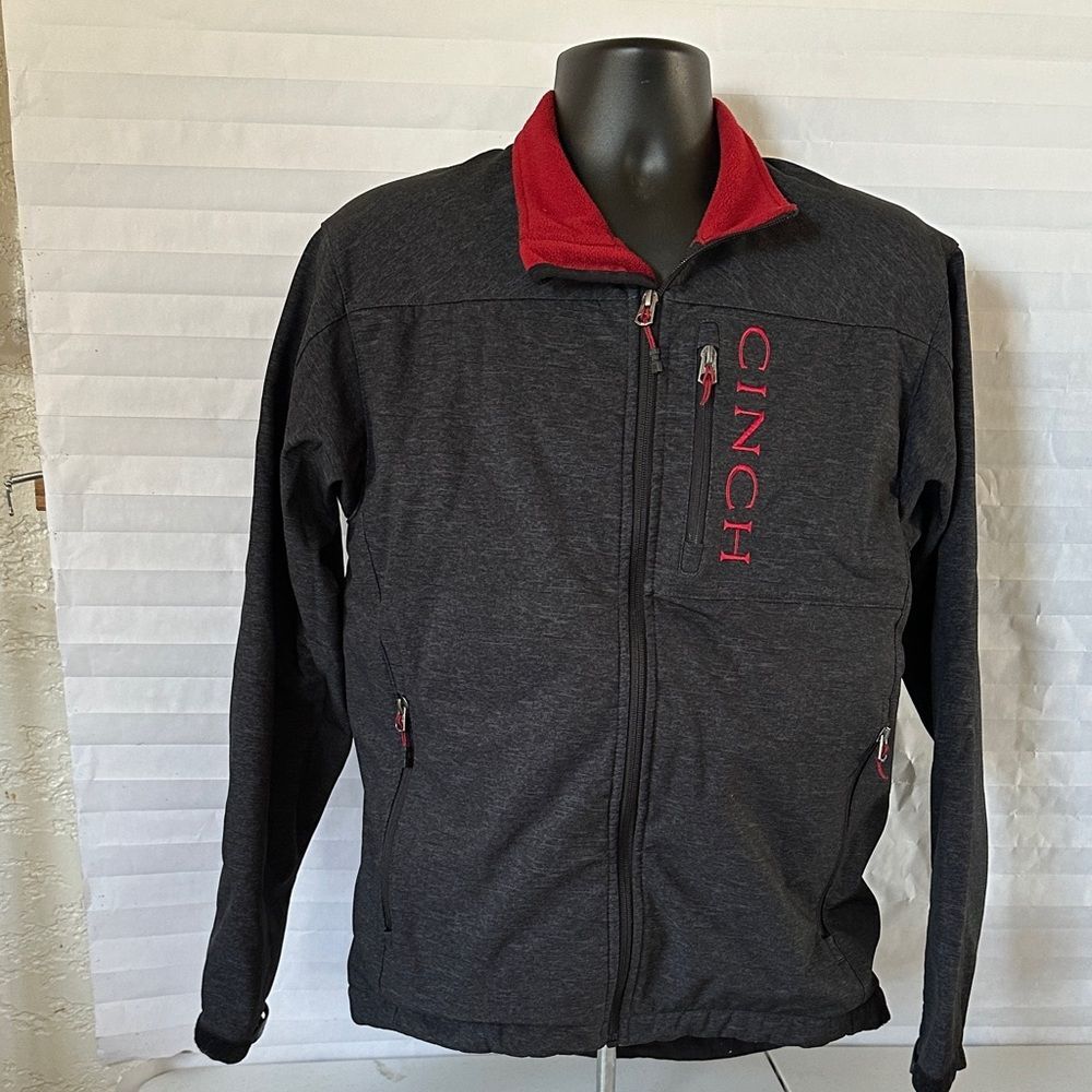 Cinch Black/Red Men’s Outerwear Jacket – Size Small